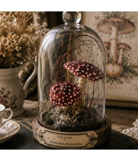 Victorian Glass Cloche -...